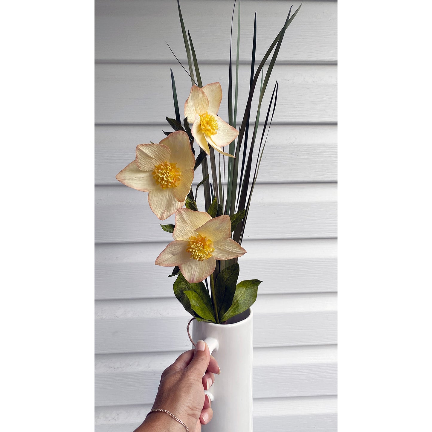 Three-Flower Hellebore Stem