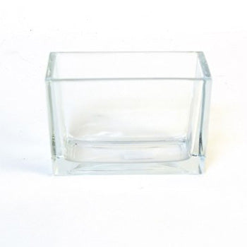 Rectangular Glass Bud Vase