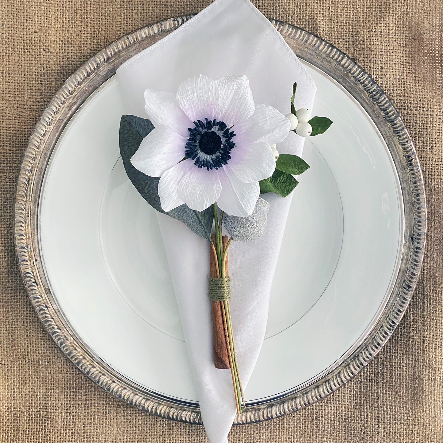 Anemone Holiday Posy Course