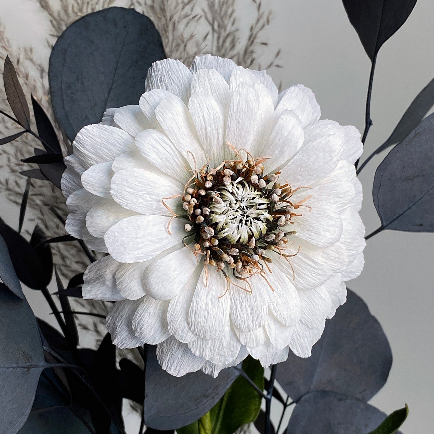 The Miguel Arrangement (With Zinnia Flower)