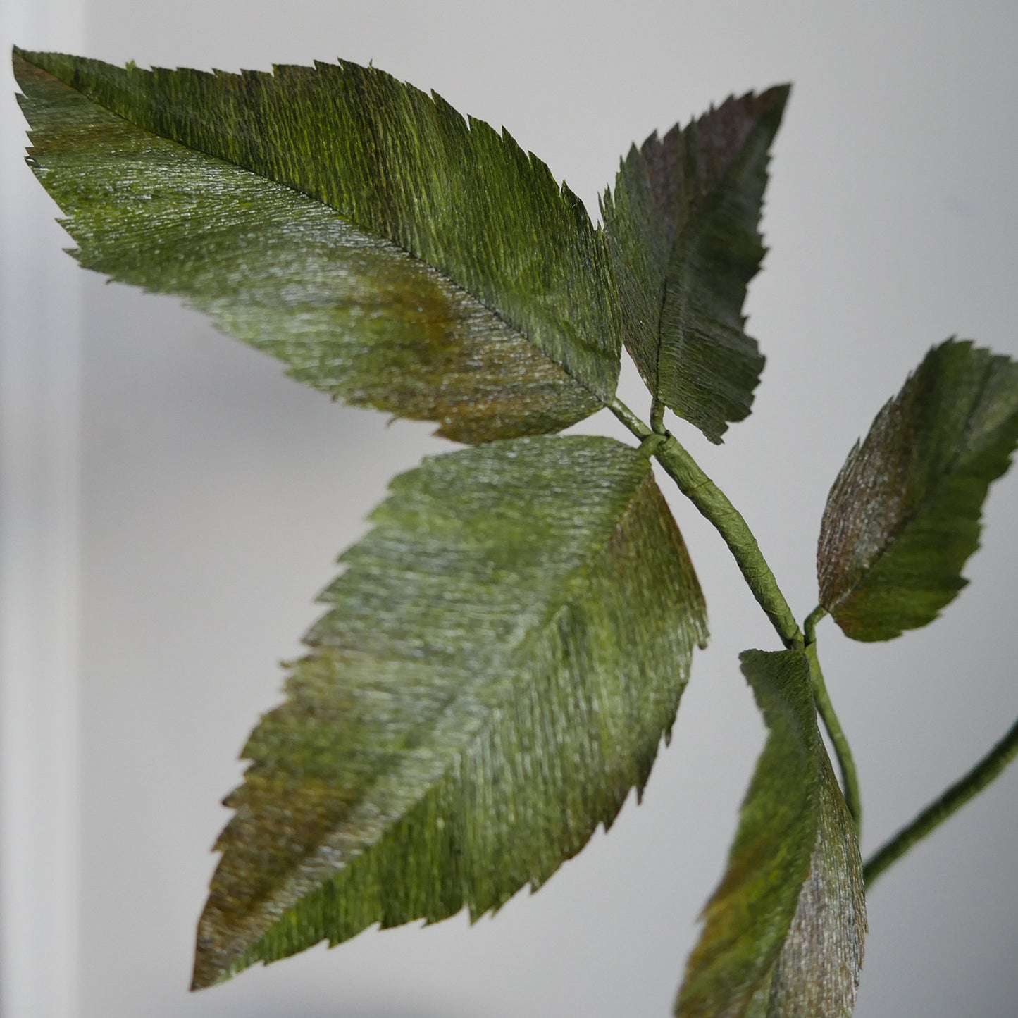 Crepe Paper Rose Foliage Course