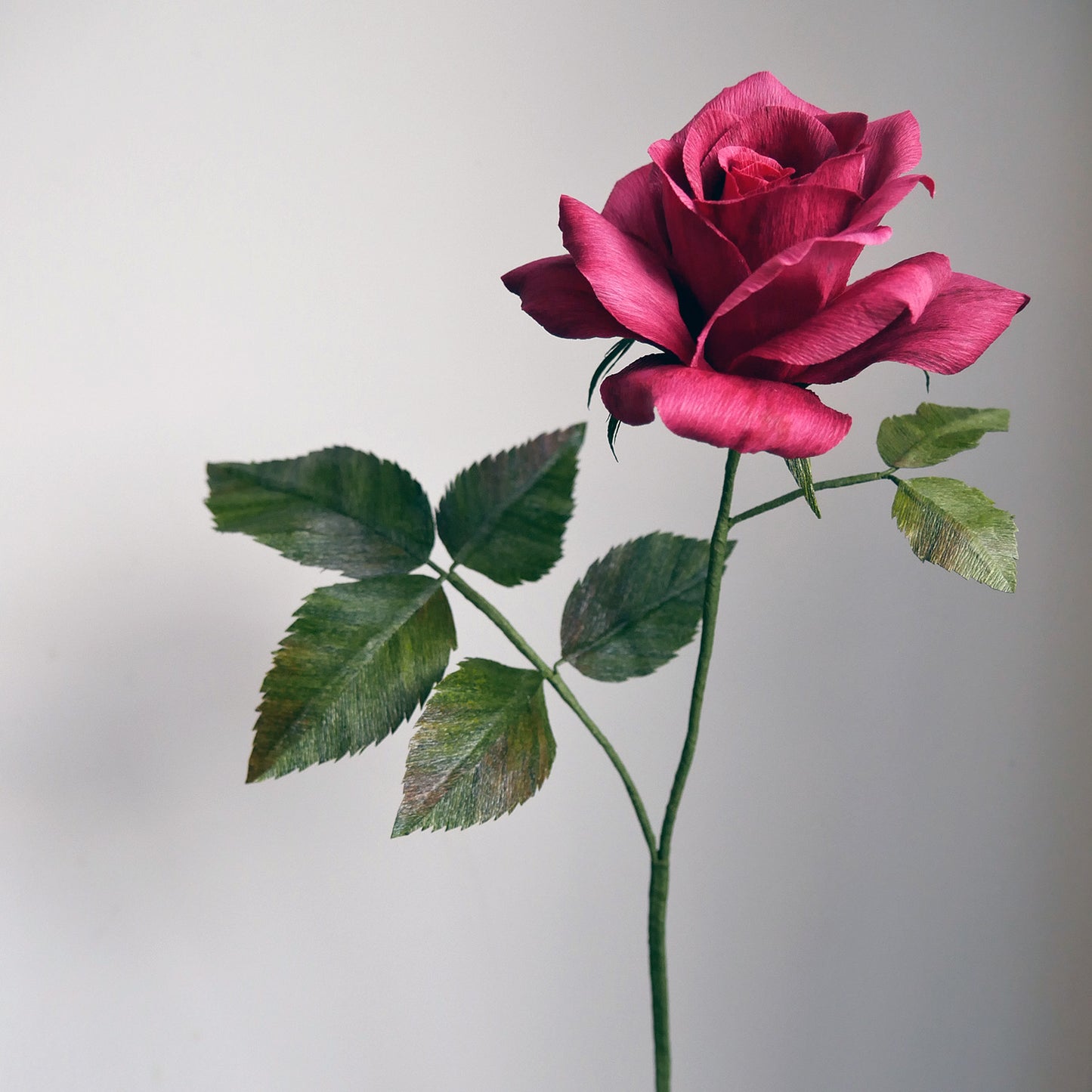 Crepe Paper Rose Foliage Course